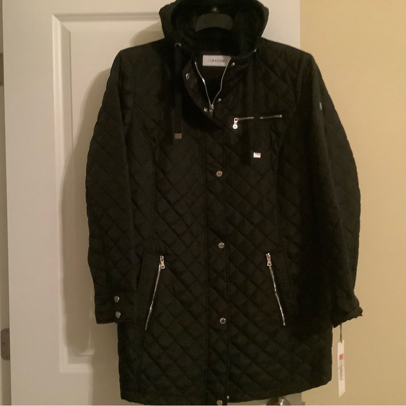 Calvin Klein quilted coat - Picture 1 of 4